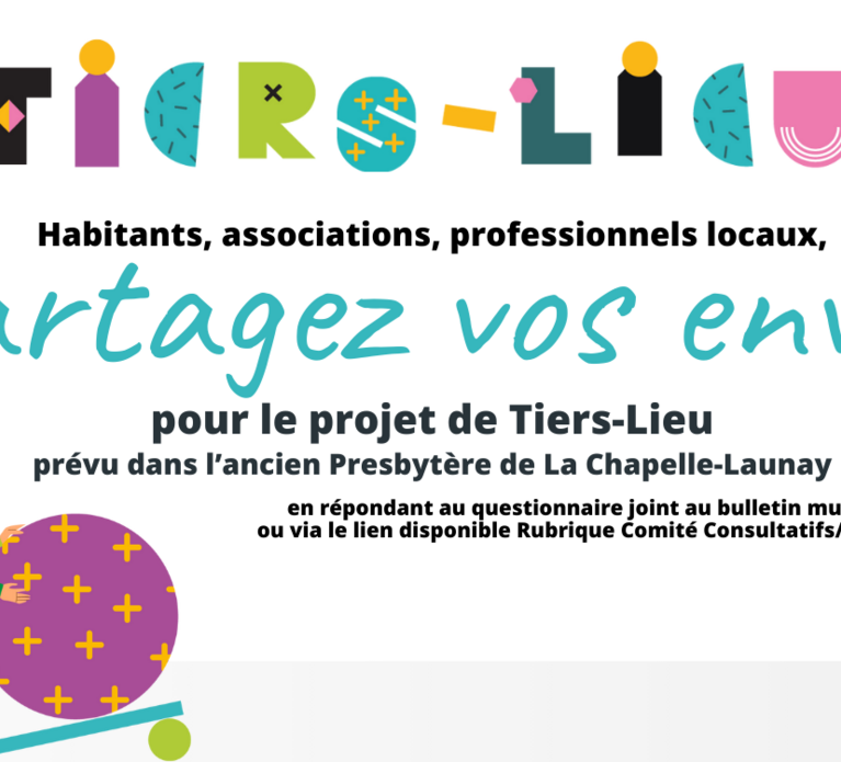 Partagez vos envie pour le Tiers-lieu d'ici le 31 mars !